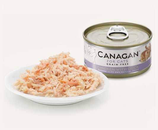 Canagan - 雞肉伴鴨肉貓罐頭75g