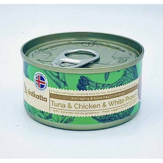 Astkatta 白鰹吞拿雞肉白蝦抗衰老長壽配方 (低磷)80g