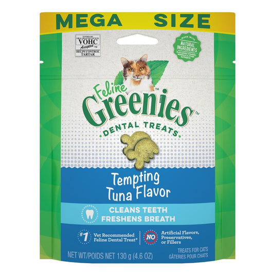 Greenies 貓用吞拿魚潔齒小食 130g