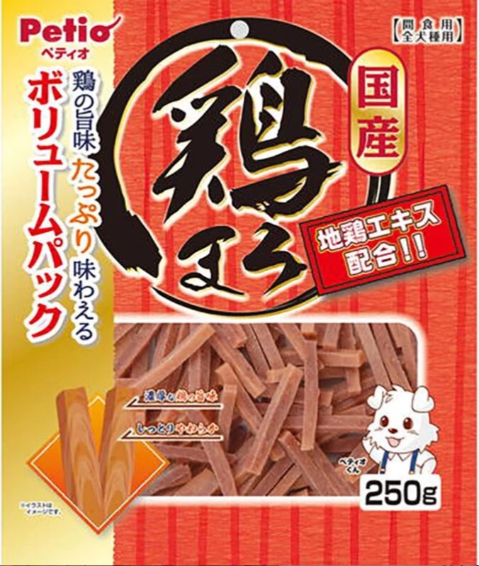 Petio 日本產原味濃郁蒸雞條 250g