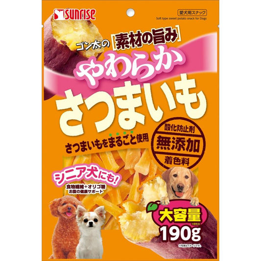 SUNRISE天然蕃薯軟方條 190g