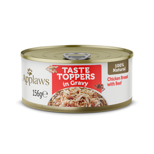 Applaws 雞肉,牛肉狗罐頭156g