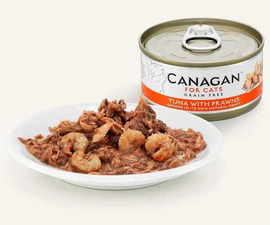 Canagan 貓罐 吞拿魚伴蝦配方75g