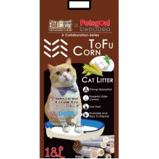Petsgoal 玉米豆腐砂(松木)18L