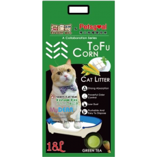 Petsgoal 玉米豆腐砂(綠茶)18L
