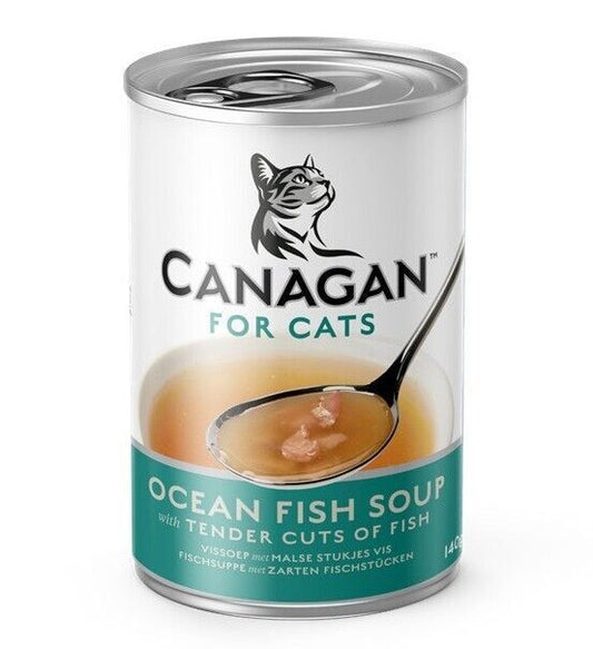 Canagan貓罐 營養補水沙丁魚配鯖魚湯 140g
