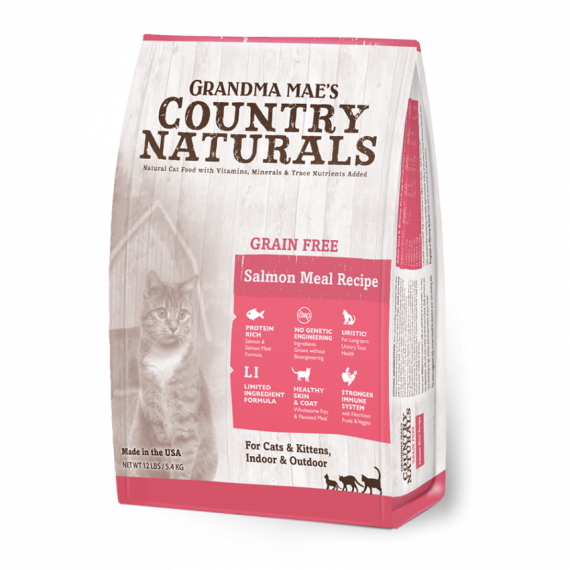 Country Naturals 低敏感無穀物三文魚全貓種精簡配方 6lbs