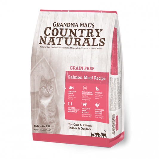 Country Naturals 低敏感無穀物三文魚全貓種精簡配方 6lbs