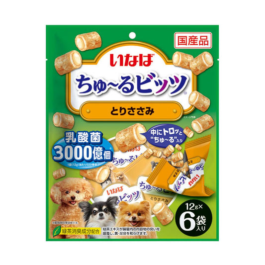 Inaba CIAO [3000億乳酸菌超奴流心粒] 雞肉 (6支裝)