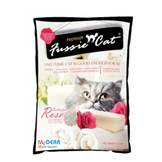 Fussie Cat 玫瑰味礦物砂 5L
