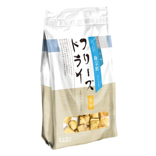 Goggo 咯咯冷凍脫水小食-野生鱈魚(切粒)50g