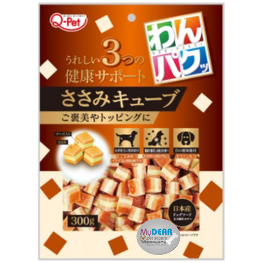 日本Q-Pet 狗小食 WanPaku 關節/老犬肉粒 260g