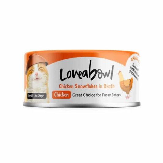 Loveabowl囍碗 無穀物貓罐頭 - 挑食天然嫩雞肉湯 70g