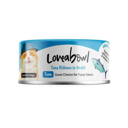 Loveabowl囍碗 無穀物貓罐頭 - 挑食優質吞拿魚肉湯 70g