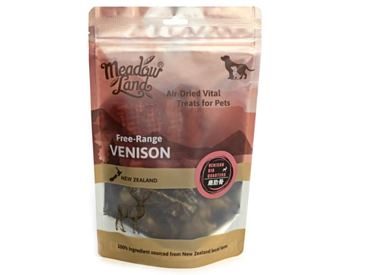 Meadowland 風乾狗零食-新西蘭自由放養鹿肋骨 (150g)