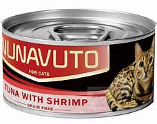 NUNAVUTO NU05 無穀物吞拿魚伴蝦肉 貓罐頭 GRAIN FREE TUNA WITH SHRIMP 80g