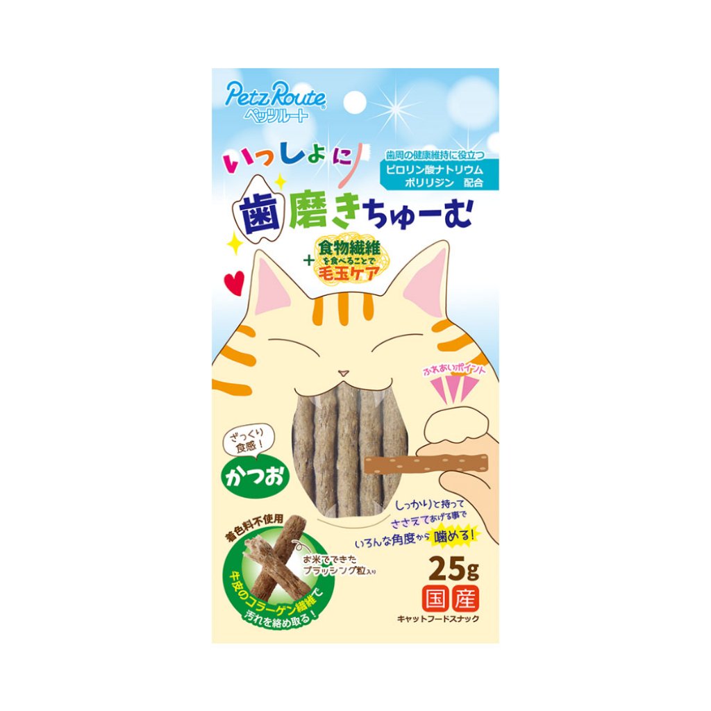 Petz Route 鰹魚味潔牙棒(貓) 25g