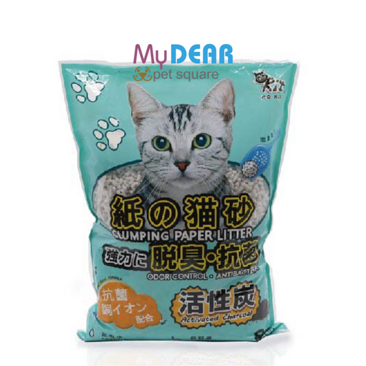 QQKit 活性碳紙貓砂 7L