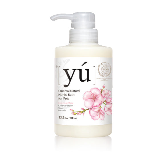 YU - 東方森草。櫻花亮瑩配方寵物沐浴露 400ml