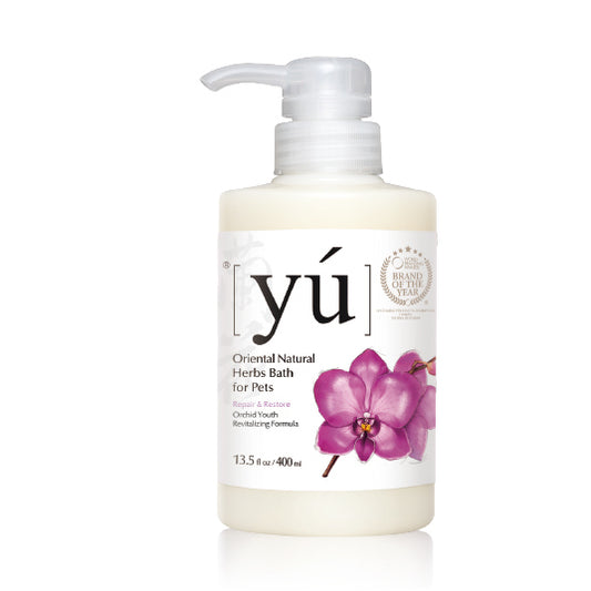 YU - 東方森草。 蘭花凍齡抗老配方寵物沐浴露 400ml