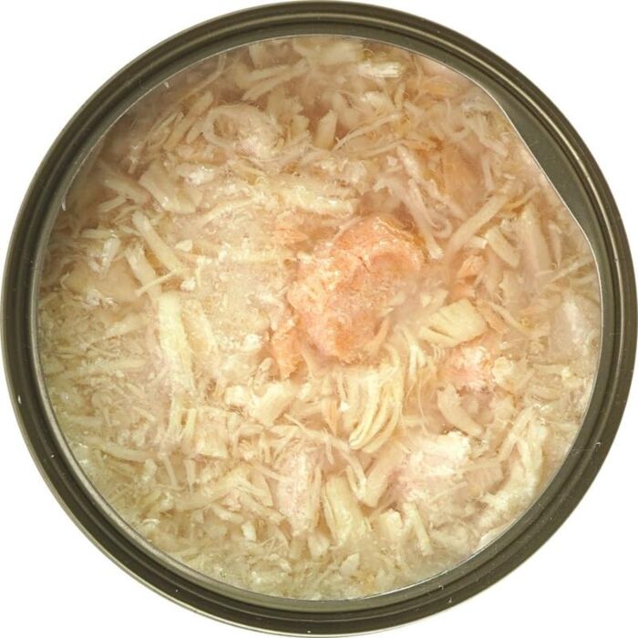 Loveabowl囍碗 無穀物貓罐頭 - 亮毛嫩雞三文魚肉湯 70g