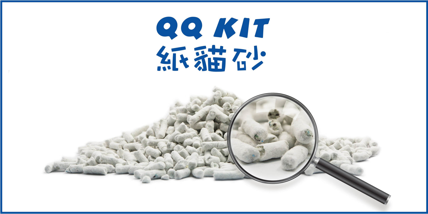 QQKit 活性碳紙貓砂 7L